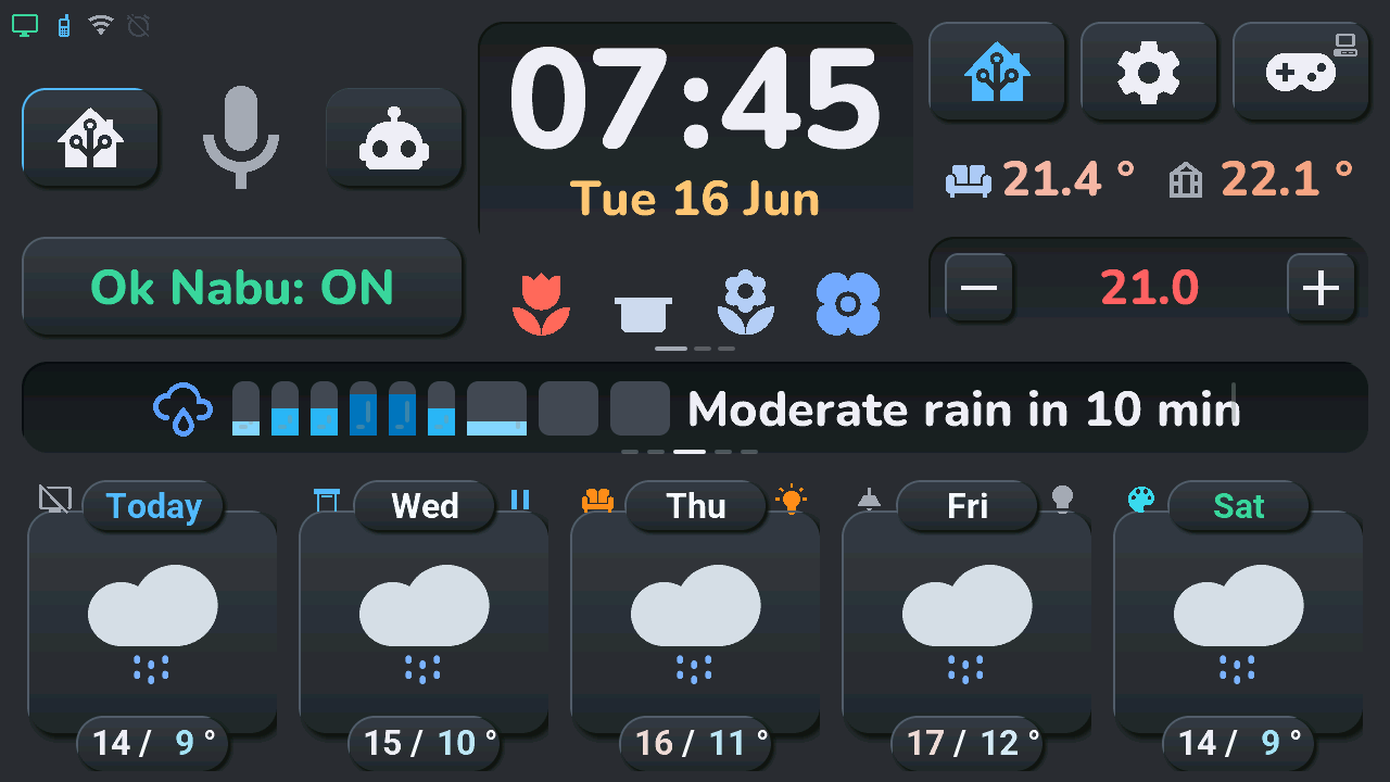 Rain, English